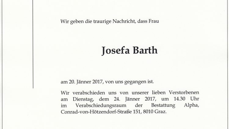 Josefa Barth