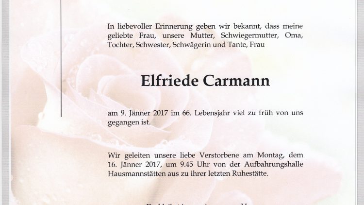 Elfriede Carmann