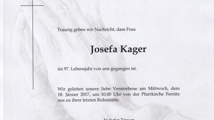 Josefa Kager